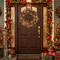 24" Artificial Christmas Wreath Pre-Lit with 105 Branch Tips and 35 LEDs